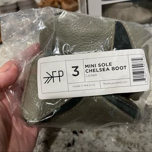Mini Sole Chelsea Boots in “Lichen”